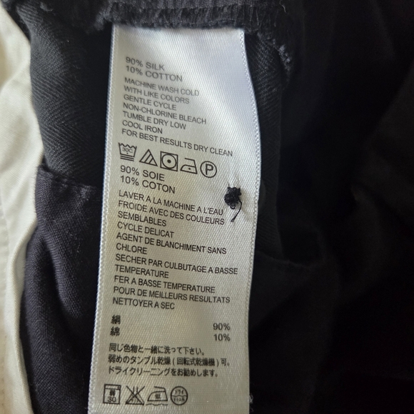 Tommy Bahama Black Dress Pants 90% Silk Size 35x30 - Picture 7 of 8